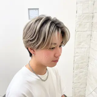 ショート メンズ 横山 功のヘアスタイル