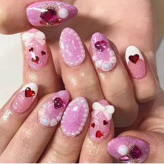 ネイル 渋谷/チップ長さ出し 👑アプレgel-xのネイルデザイン