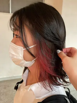 カラー 岩下 侑里のヘアスタイル