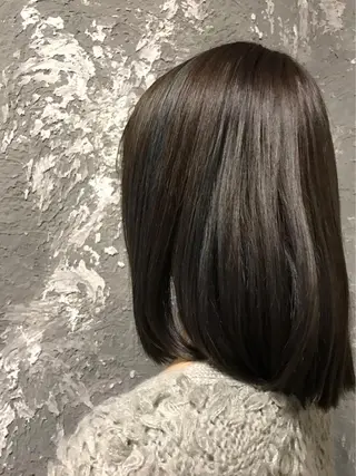 ミディアム カラー 透明感カラー/ レイヤー　YUKAのヘアスタイル