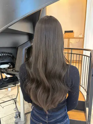 ロング カラー パーマ ヘアアレンジ 中顔面短縮カット🪽 レイヤー🥀コウヘイのヘアスタイル