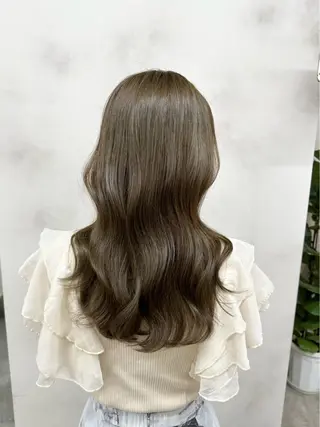 ロング カラー 木村 蓮のヘアスタイル
