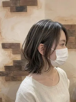 ミディアム カラー flencia 丸 和博|カットのヘアスタイル