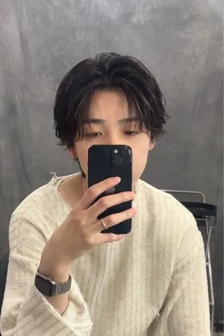 カラー パーマ メンズ メンズカット🐺 パーマ特化🔥舜のヘアスタイル