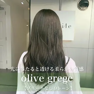 セミロング カラー navile原宿 yumaのヘアスタイル
