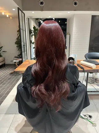 ロング 髪質改善✨透明感 カラー/大木南美のヘアスタイル