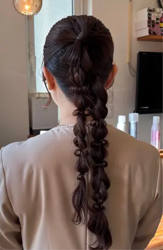 ロング ヘアアレンジ 深愛 /miaのマツエク・マツパデザイン