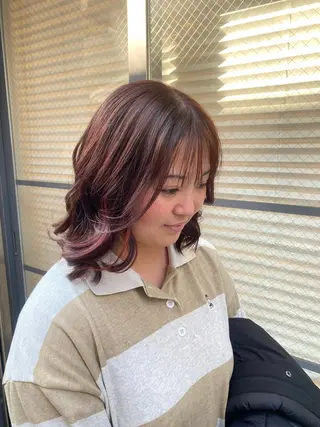 ミディアム カラー メンズ/レイヤー Marin💟のヘアスタイル