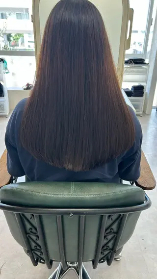 ミディアム TERUYA shionのヘアスタイル