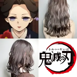 セミロング カラー パーマ ヘアアレンジ メンズ キッズ ネイル マツエク・マツパ 新宿駅近♡友達とOK 🦋W -ワット -のヘアスタイル