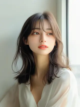 ミディアム beauty: beast 熊本店のヘアスタイル