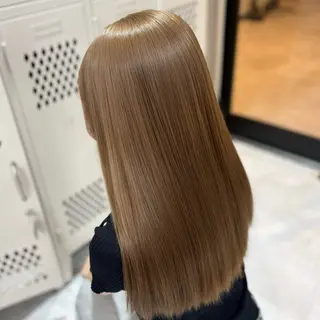 カラー ハイトーン/モテ髪 🎀hina🎀のヘアスタイル