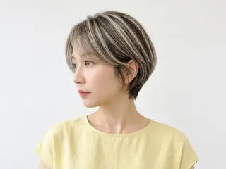 ショート 藤川 千歳のヘアスタイル