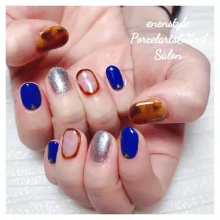 ミディアム ネイル 🐾enen style 🐾のネイルデザイン