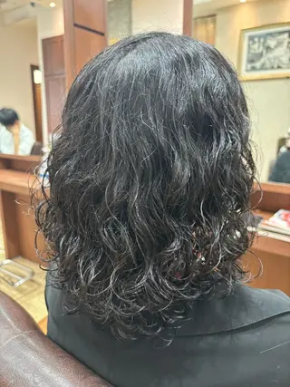 ミディアム パーマ 高橋 瑞季のヘアスタイル