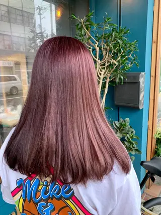 ロング カラー パーマ ヘアアレンジ Loa misakiのヘアスタイル