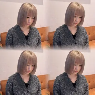 ショート カラー MEGU/layer cut/透明感カラーのヘアスタイル