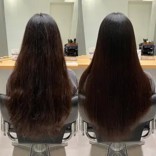 セミロング 髪質改善ヘアケア 艶髪特化/上田のヘアスタイル