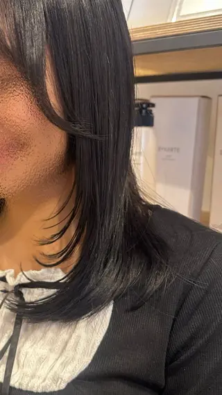 ミディアム momo 札幌美容師のヘアスタイル