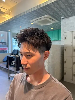 ショート メンズ✂️/髪質改善 ハイトーン/網野制流のヘアスタイル