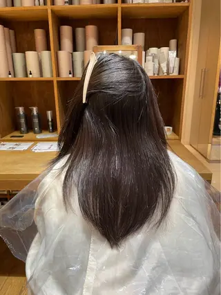 ミディアム 🩶縮毛矯正モデル 募集中/にーの🩶のヘアスタイル