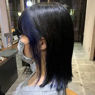 ミディアム enx天王町店 伊藤 愛央のヘアスタイル