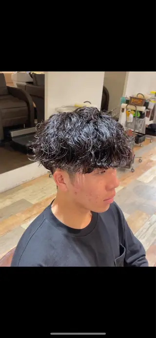 メンズ 髪質改善 メンズパーマゆうひのヘアスタイル