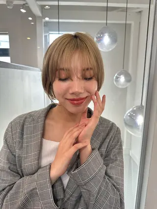 ショート 縮毛矯正/レイヤー taiga🧡のヘアスタイル