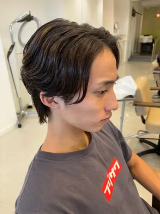 パーマ メンズ スパイキーショート/ ピンパーマ特化のヘアスタイル