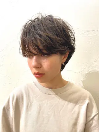 ショート カラー アメリラブヘアー 土屋 洋平のヘアスタイル
