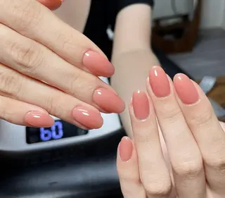 ネイル By moonネイル 🌷ワンホン/韓国風のネイルデザイン