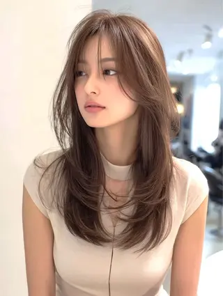 ロング 山本 晃のヘアスタイル