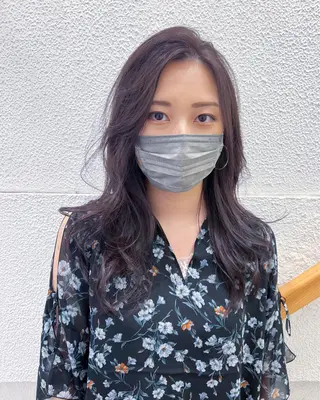 ロング カラー 当日予約🆗✂︎ ウエモト タクのヘアスタイル