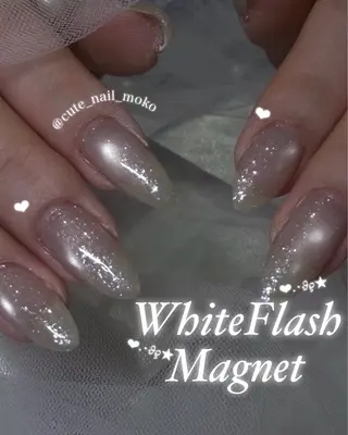 ネイル ️🫧もこ オタク×ワンホン🫧のネイルデザイン