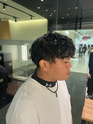 メンズ メンズ/ パーマ/ツバキのヘアスタイル