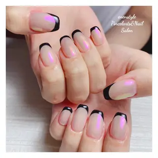 ミディアム ネイル 🐾enen style 🐾のネイルデザイン