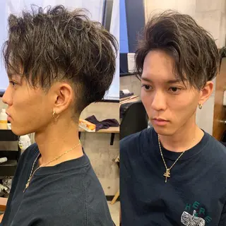 ショート メンズ縮毛矯正 細谷碧海のヘアスタイル