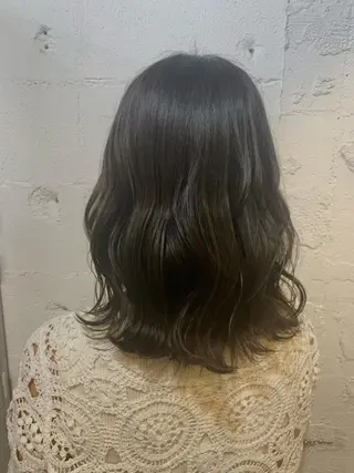 ミディアム 🌷ラベンダーピンク 顔まわり🌷ねいろのヘアスタイル