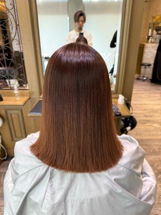 ミディアム ✨美髪矯正✨ 横田晃希のヘアスタイル