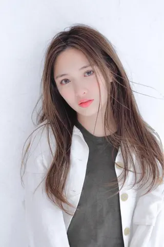 ロング カラー ヘアアレンジ 中田 敏明のヘアスタイル