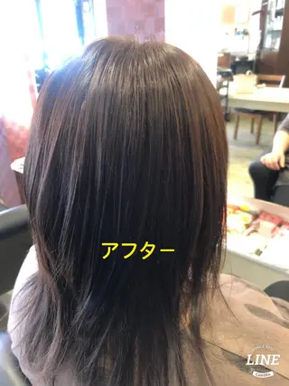 セミロング 織田 英之のヘアスタイル