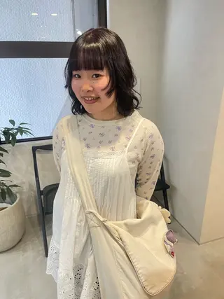 ミディアム AMATORA SPA/福井美悠のヘアスタイル