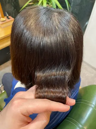 ミディアム 美髪 透明感カラーSotaのヘアスタイル