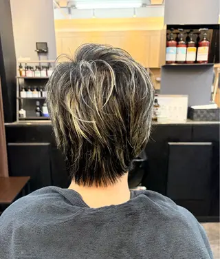 ショート カラー 【癒しのバーバー】 小野寺のヘアスタイル