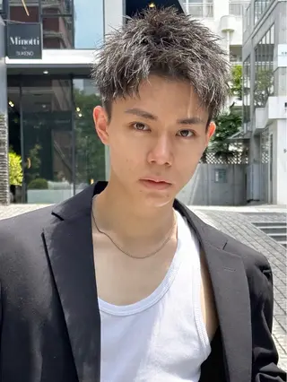ショート メンズ Lond bla-maのヘアスタイル
