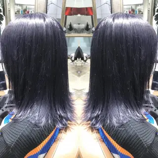 ミディアム カラー パーマ ヘアアレンジ メンズ キッズ ネイル マツエク・マツパ サロンドミルク 渋谷高比良のヘアスタイル