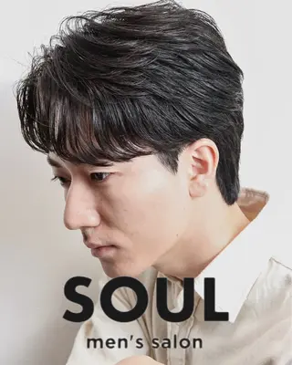パーマ メンズ 安部 真弘のヘアスタイル