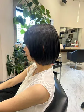 ショート カラー 似合わせ/伏見/ 佐藤 里菜のヘアスタイル