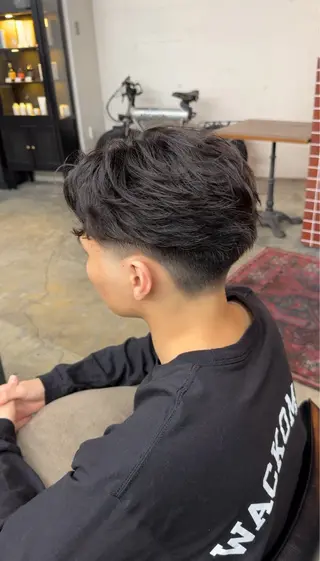 ショート メンズ 影山 蒼太のヘアスタイル