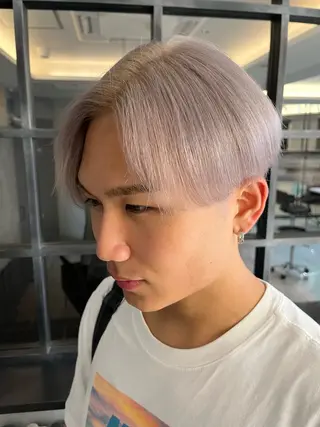 カラー メンズ ケアブリーチ🌟 ♢WATARU♢のヘアスタイル